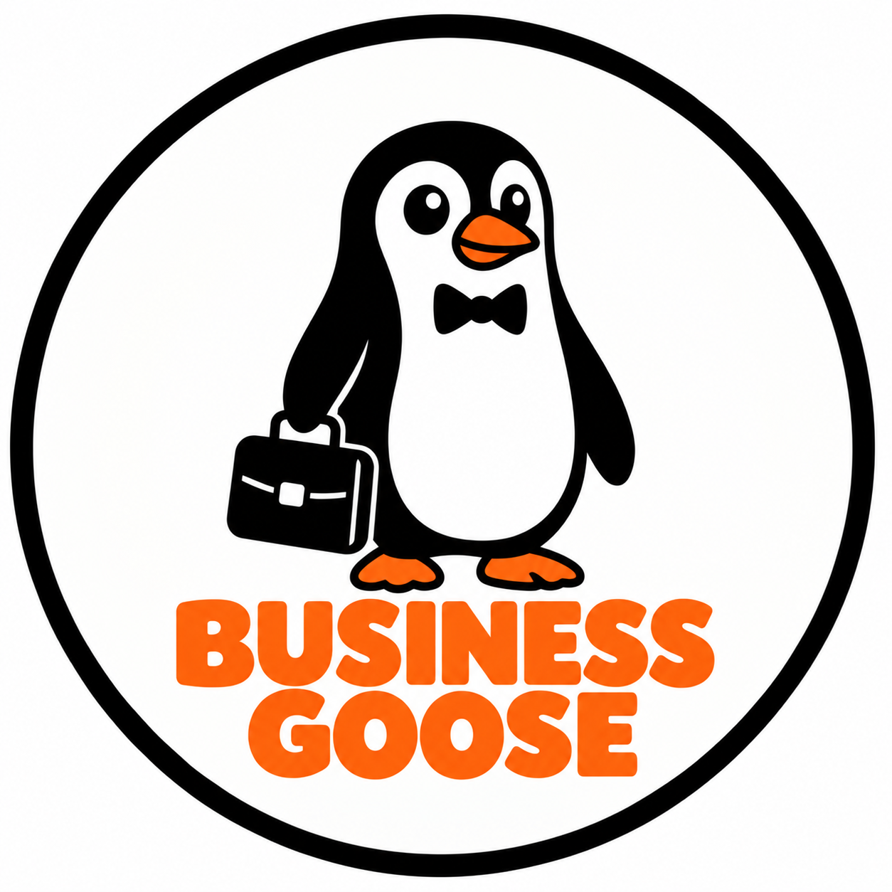 Business Goose penguin badge